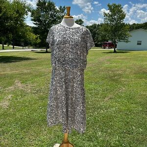 Black and white dress